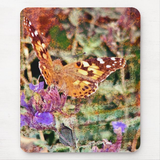 Schmetterling Mousepad (Vorne)
