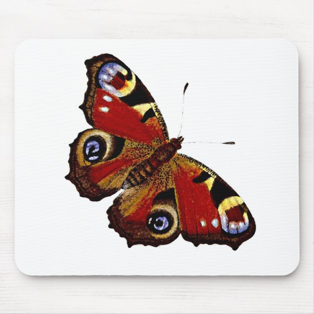 Schmetterling Mousepad (Vorne)