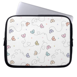 Schmetterling Nahtloses Muster Laptopschutzhülle