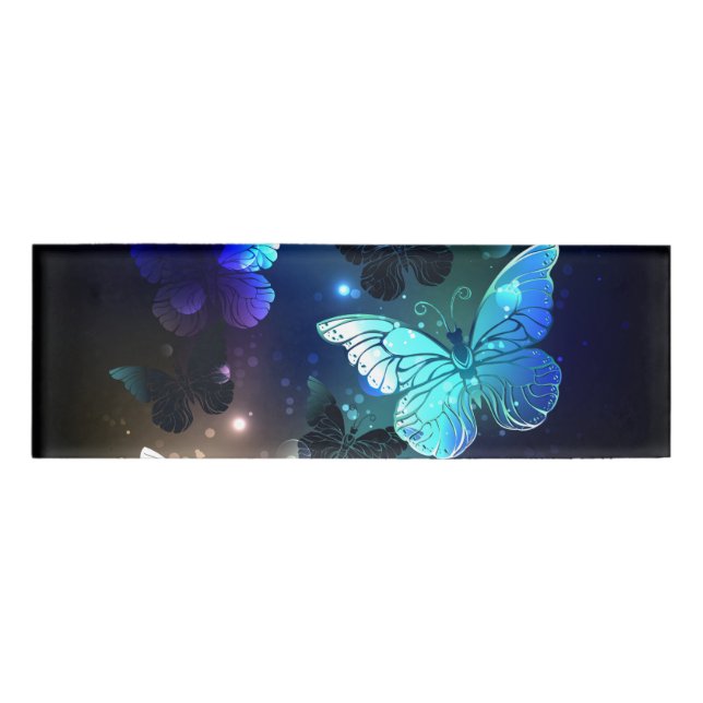 Schmetterling Namenschild (Vorderseite)