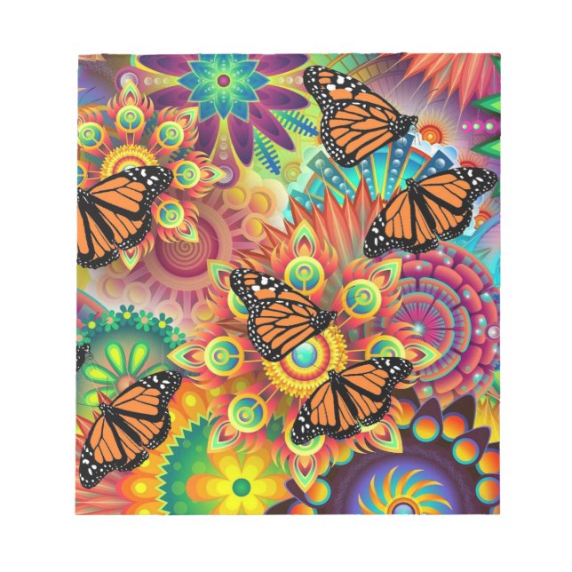 Schmetterling Notizblock (Vorderseite)