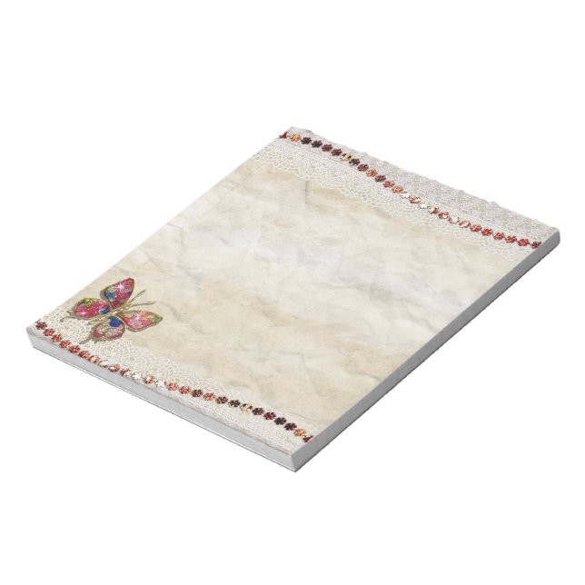 Schmetterling Notizblock (Rotiert)