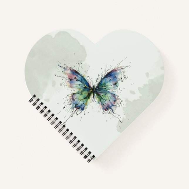 Schmetterling Notizbuch (Vorderseite)