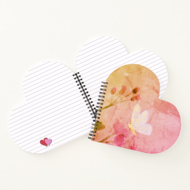 Schmetterling Notizbuch (Innenseite)