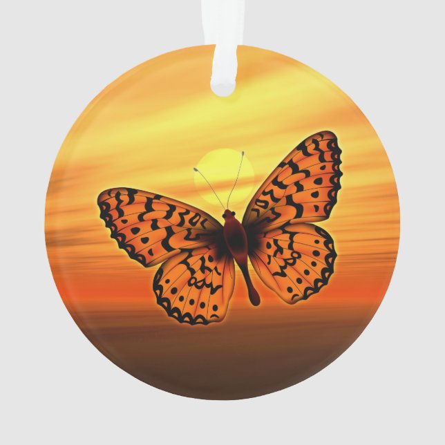 Schmetterling Ornament (Rückseite)