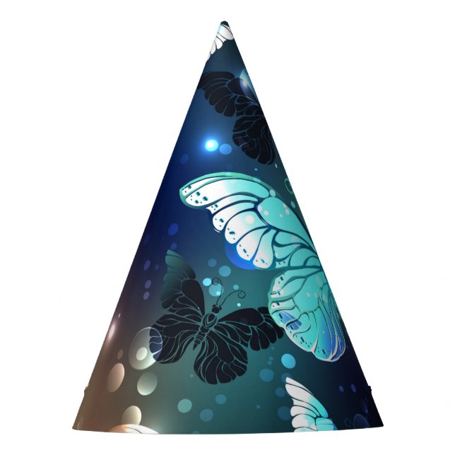 Schmetterling Partyhütchen (Vorderseite)