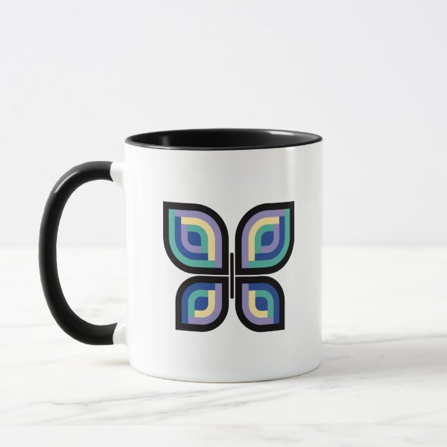 Schmetterling Petal Prism Tasse (Links)