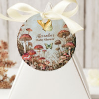 Schmetterling-Pilz-Wald-Natur-Baby-Party