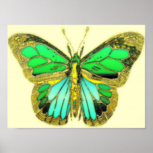 Schmetterling Poster