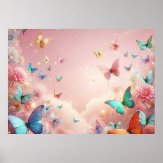 Schmetterling Poster