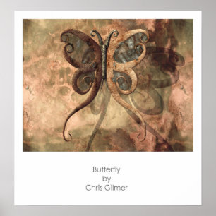 Schmetterling Poster