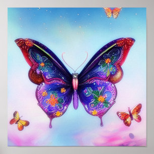 Schmetterling poster