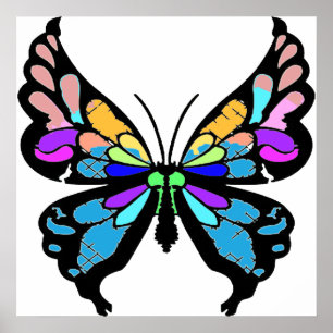 Schmetterling Poster