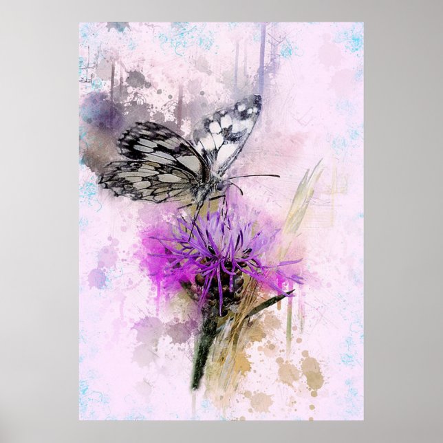 Schmetterling Poster (Vorne)