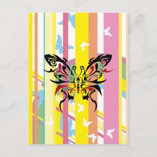 Schmetterling Postkarte