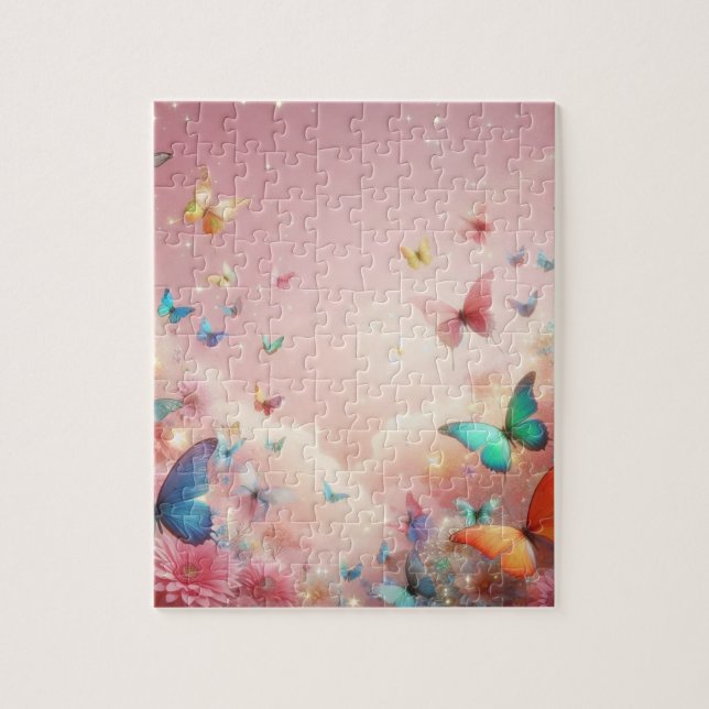 Schmetterling Puzzle (Vertikal)