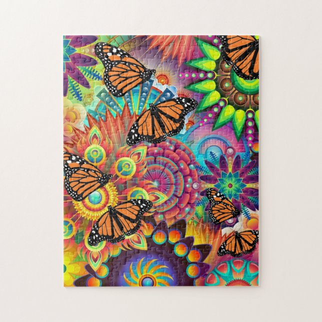 Schmetterling Puzzle (Vertikal)