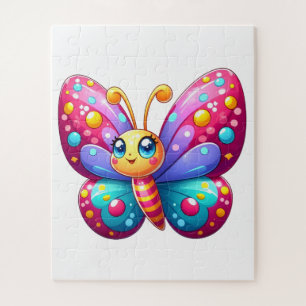 🧩🦋Schmetterling-Puzzle – Farbige Naturinspiratio Puzzle