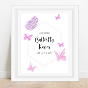 Schmetterling rate wie viele Schmetterlingsküsse Poster