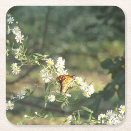 Schmetterling Rechteckiger Pappuntersetzer