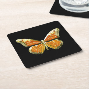 Schmetterling Rechteckiger Pappuntersetzer