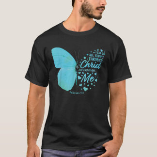 Schmetterling Religiöse Philippinen 4 13 Christlic T-Shirt