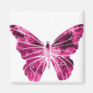 Schmetterling Rosa Clipart Niedlich Flying Wings N Magnet