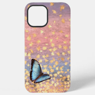 Schmetterling Rose Gold Flakes Abstract Design iPhone 12 Pro Max Hülle