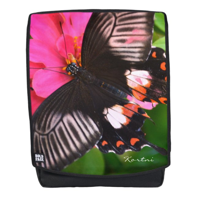 Schmetterling Rucksack (Vorderseite)