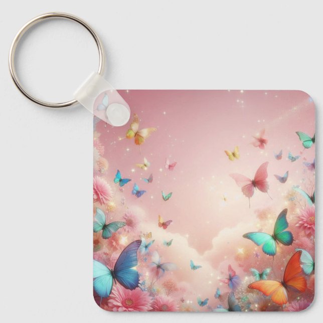 Schmetterling Schlüsselanhänger (Vorderseite)