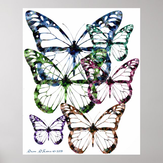 Schmetterling! Schmetterling! Poster (Vorne)