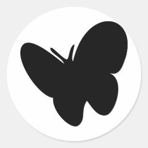 Schmetterling - Schmetterlinge Runder Aufkleber