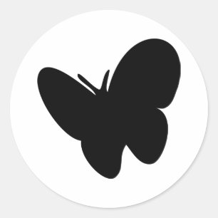 Schmetterling - Schmetterlinge Runder Aufkleber