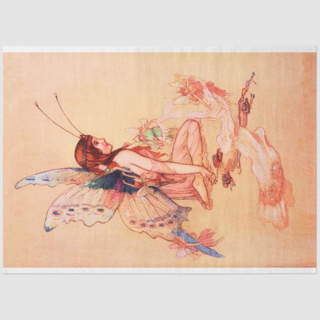 Schmetterling Seidenpapier (Vorderseite)