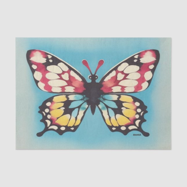 Schmetterling Seidenpapier (Vorderseite)