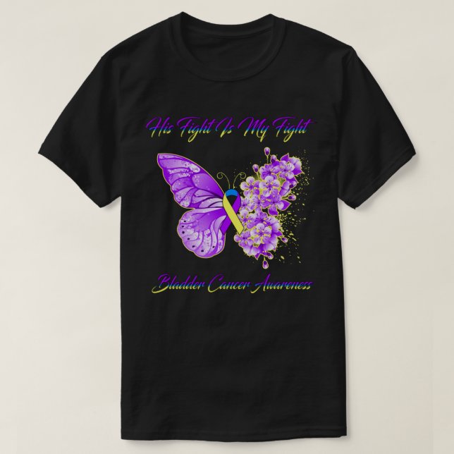 Schmetterling sein Kampf ist mein Kampf gegen Blas T-Shirt (Design vorne)