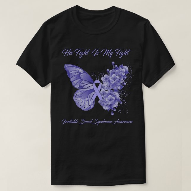 Schmetterling sein Kampf ist mein Kampf reißender  T-Shirt (Design vorne)