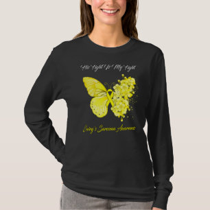 Schmetterling sein Kampf ist mein Sarcoma Aw T-Shirt