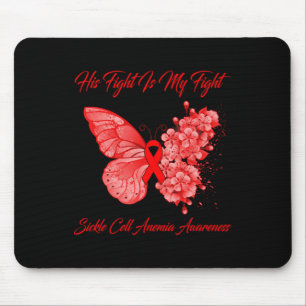 Schmetterling sein Kampf ist meine Sichelzellanämi Mousepad