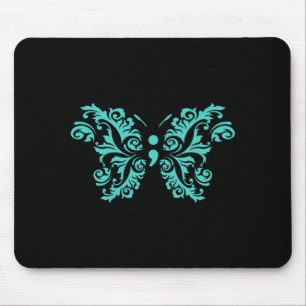 Schmetterling Semikolon Bewusstseinsprävention Tür Mousepad