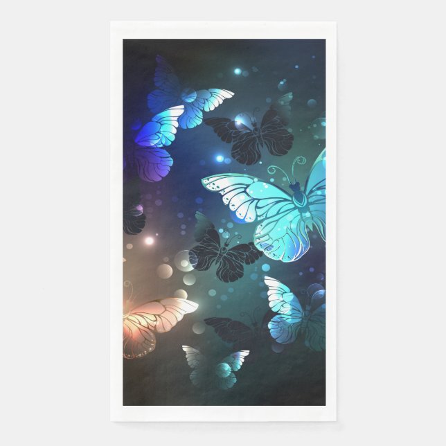 Schmetterling Serviette (Vorderseite)
