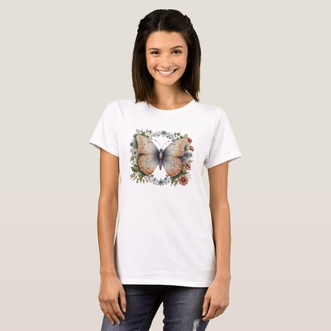 Schmetterling-Shirts T-Shirt (Vorne ganz)
