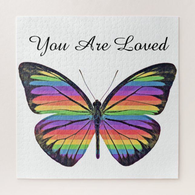 Schmetterling Sie sind lieben Jigsaw Puzzle (Vertikal)