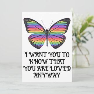 Schmetterling Sie sind Lieblingskarte Feiertagskarte