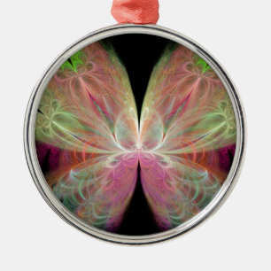 Schmetterling Silbernes Ornament