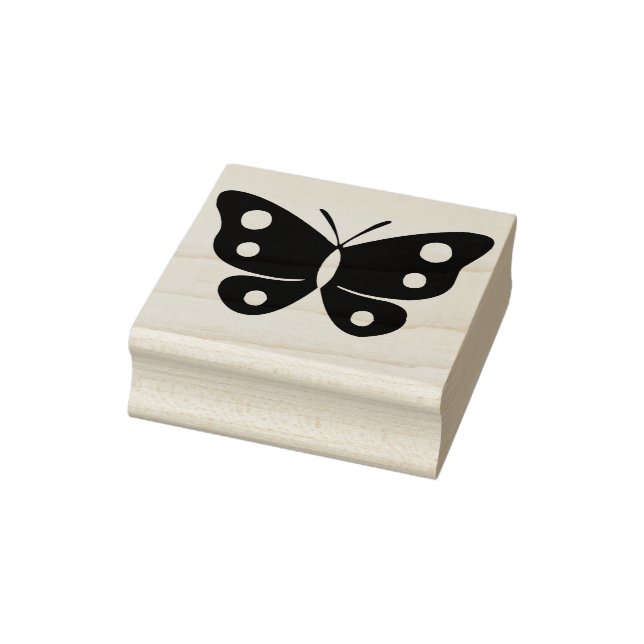 Schmetterling Silhouette Briefmarke Gummistempel (Stempel)