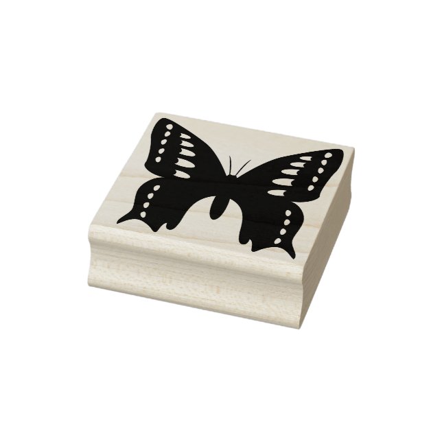 Schmetterling Silhouette Briefmarke Gummistempel (Stempel)