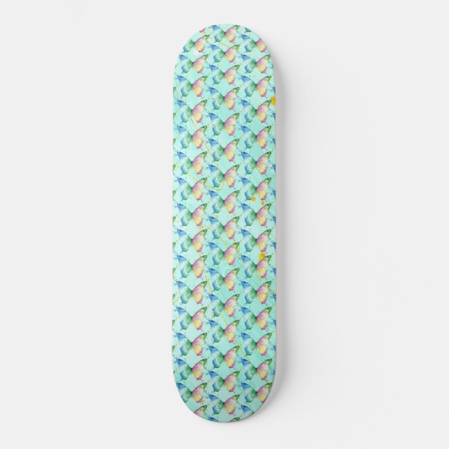 Schmetterling Skateboard (Vorderseite)