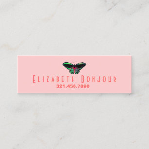 Schmetterling - Slim Business / Calling Cards Telefonnummerkarte
