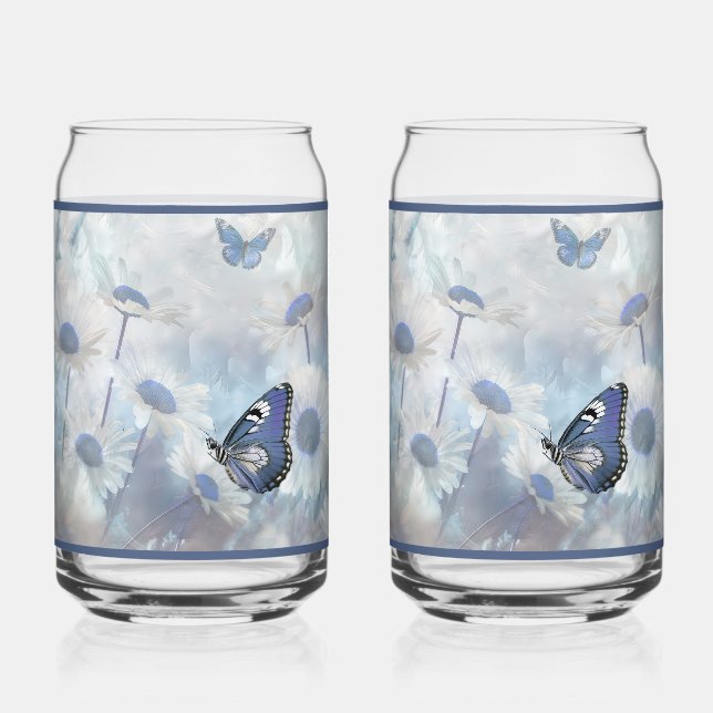 Schmetterling-Sodaglas Dosenglas (Vorderseite)
